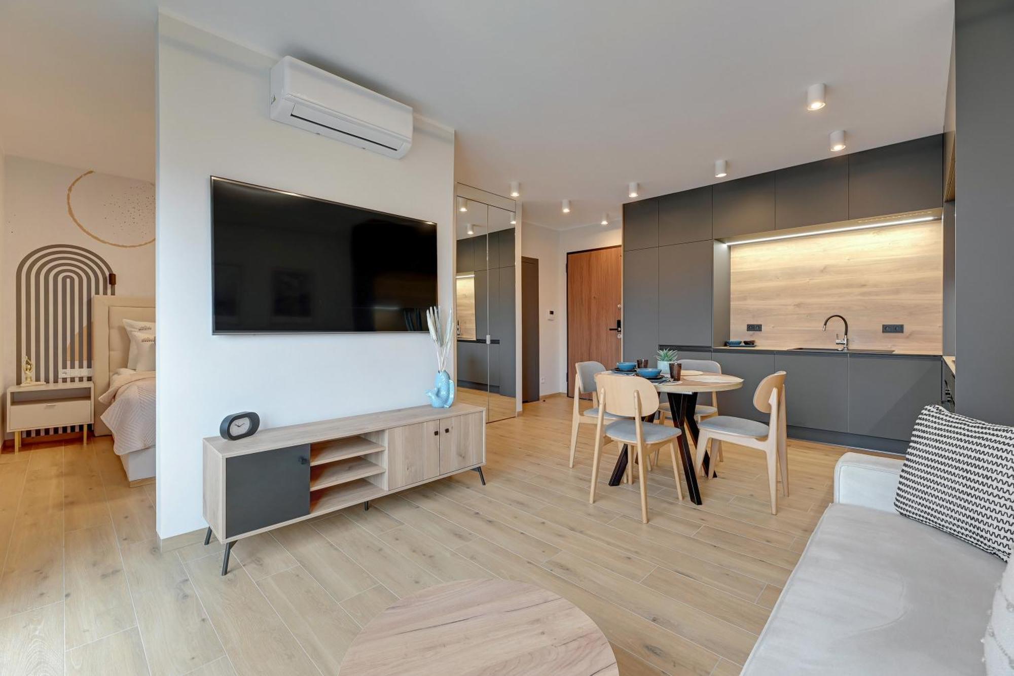 Nadmotlawie Estate Gym, Sauna & Parking By Downtown Apartments Gdansk Luaran gambar