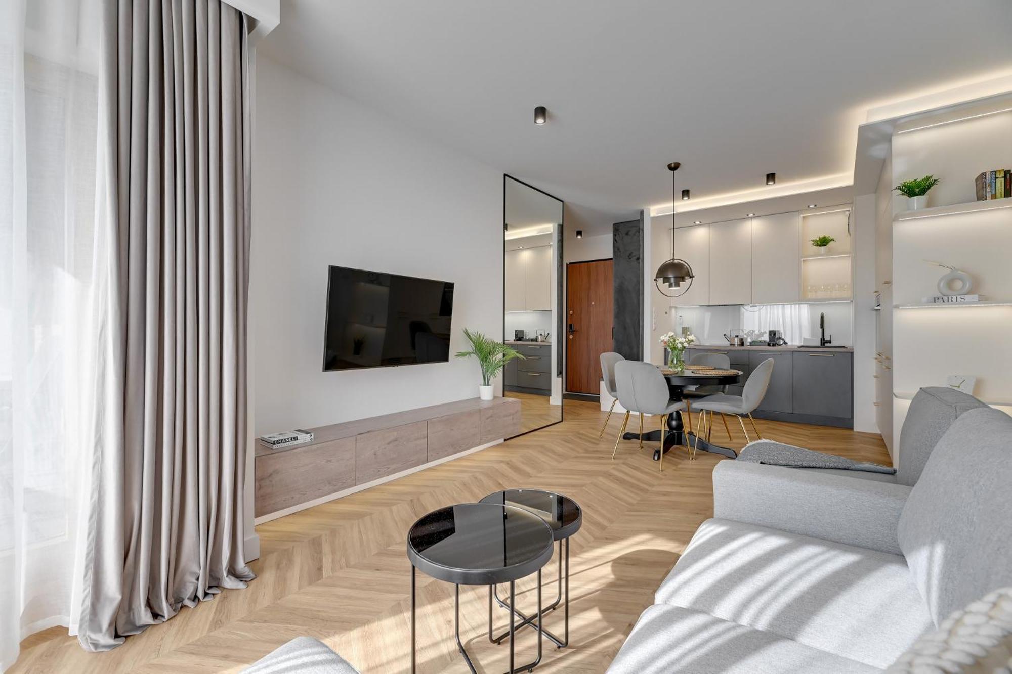 Nadmotlawie Estate Gym, Sauna & Parking By Downtown Apartments Gdansk Bilik gambar